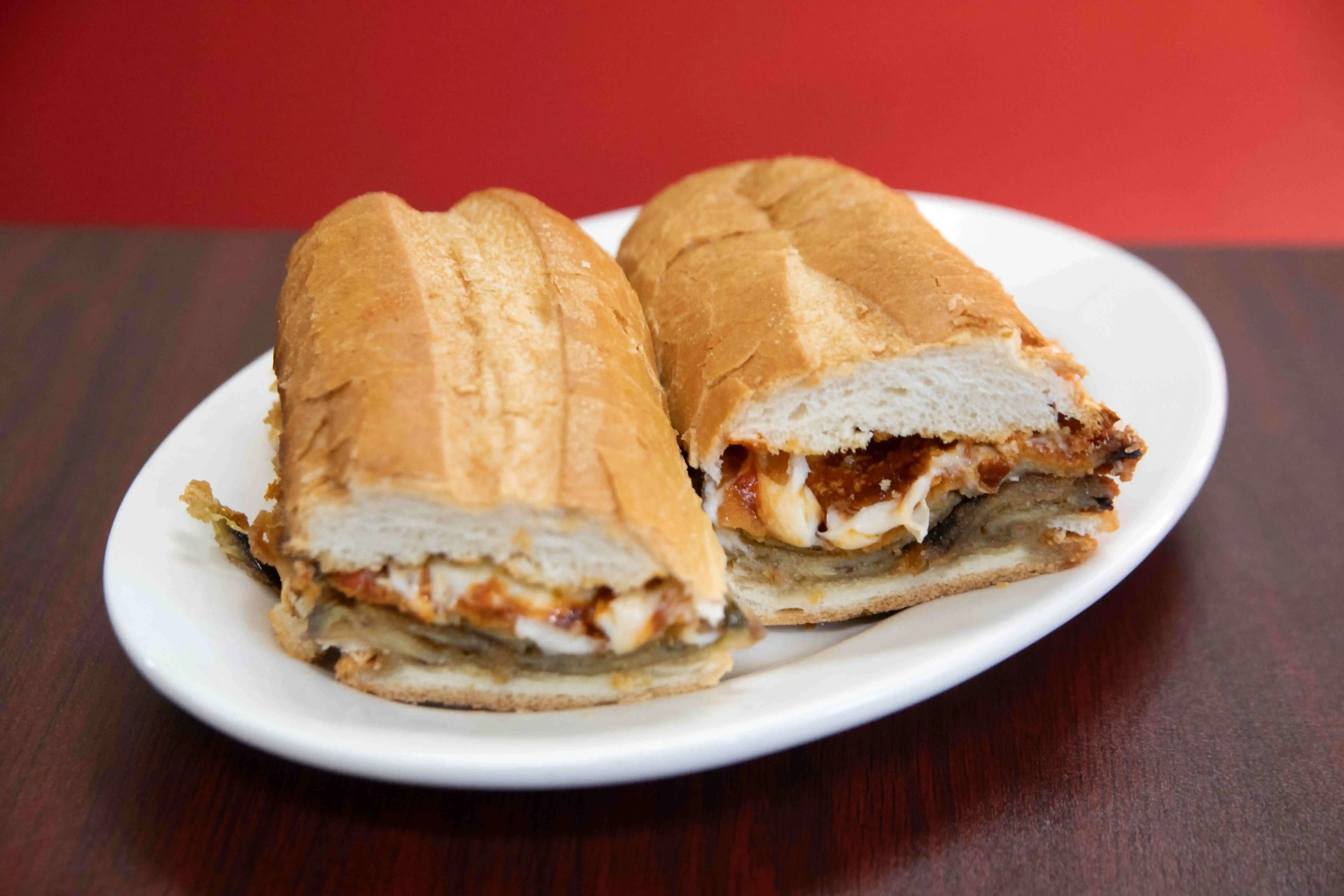 Eggplant Parmigiana Grinder