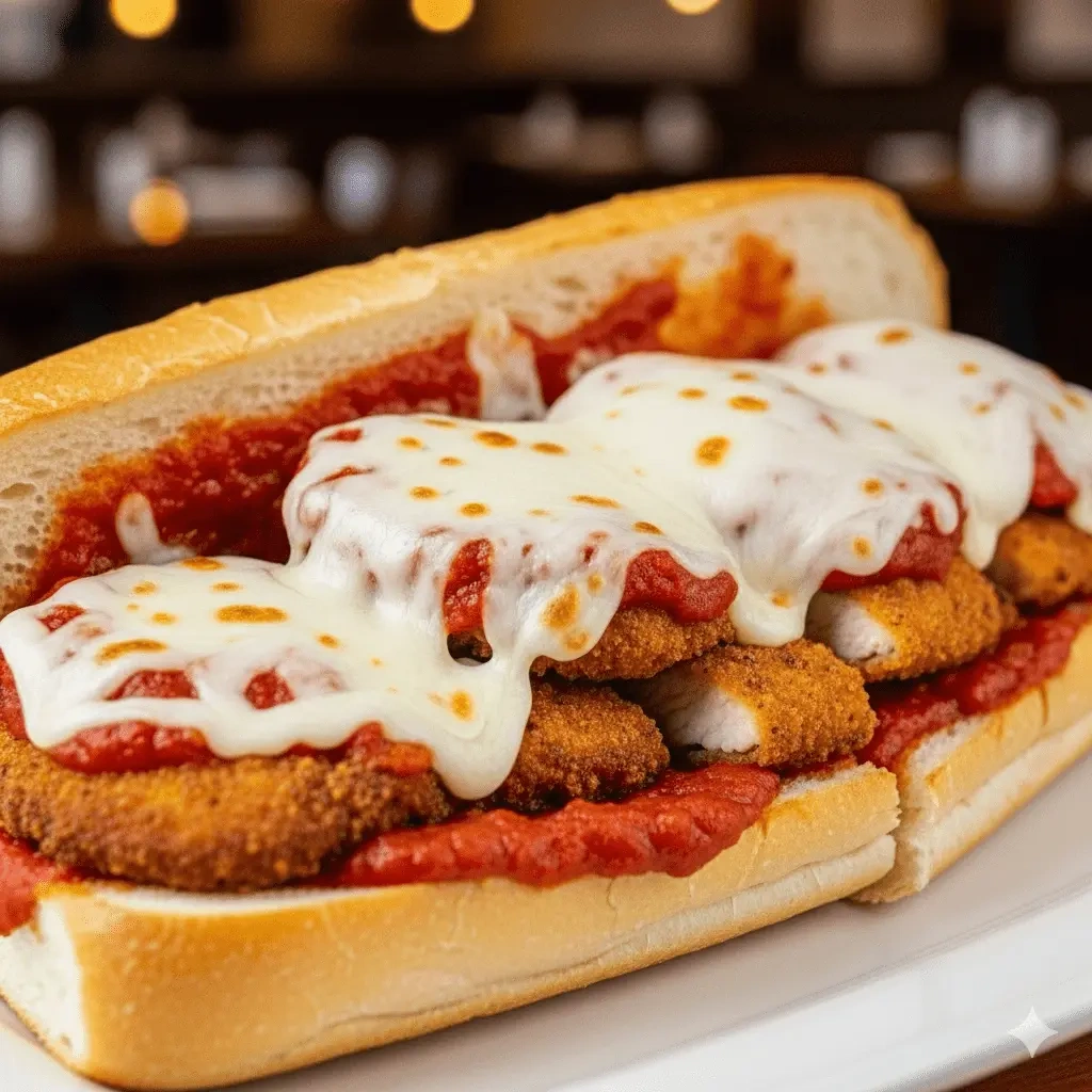 Breaded Chicken Parmigiana Grinder