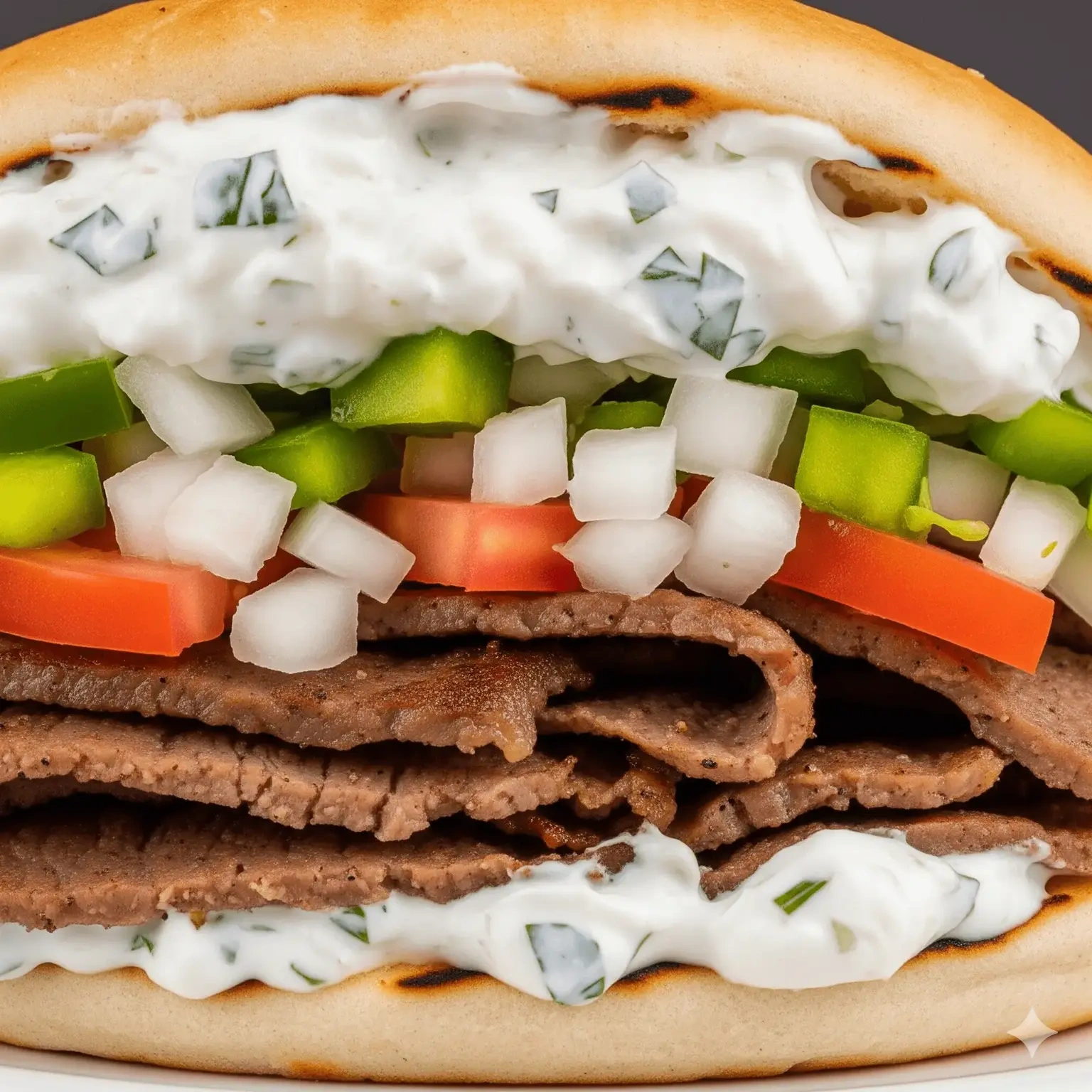 Gyro On Pita Souvlaki
